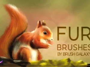 cover image fur brush pack vol 2