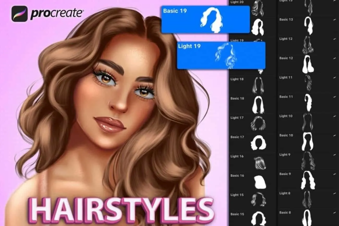 Girl Hair Brushes Set