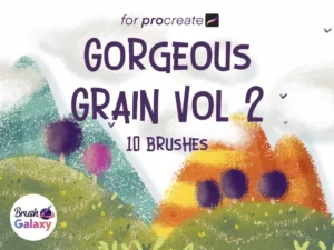 cover image gorgeous grain brush set vol 2