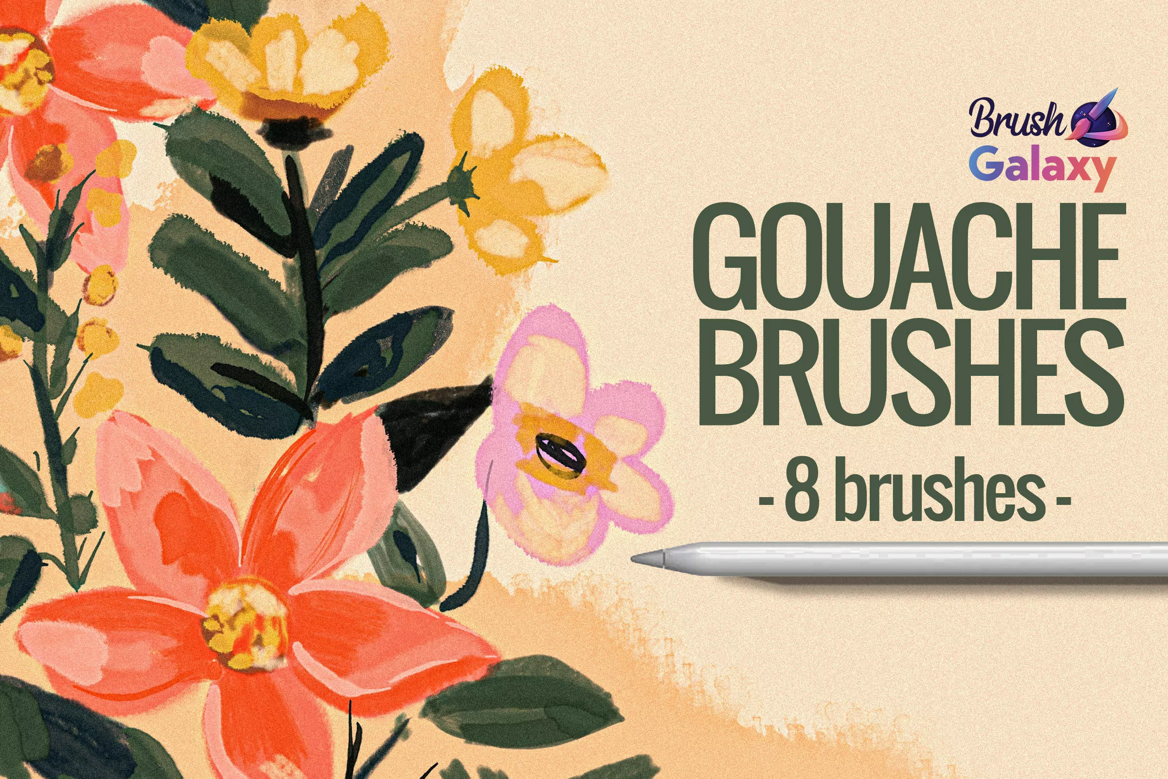Gouache Brush Pack Vol 2