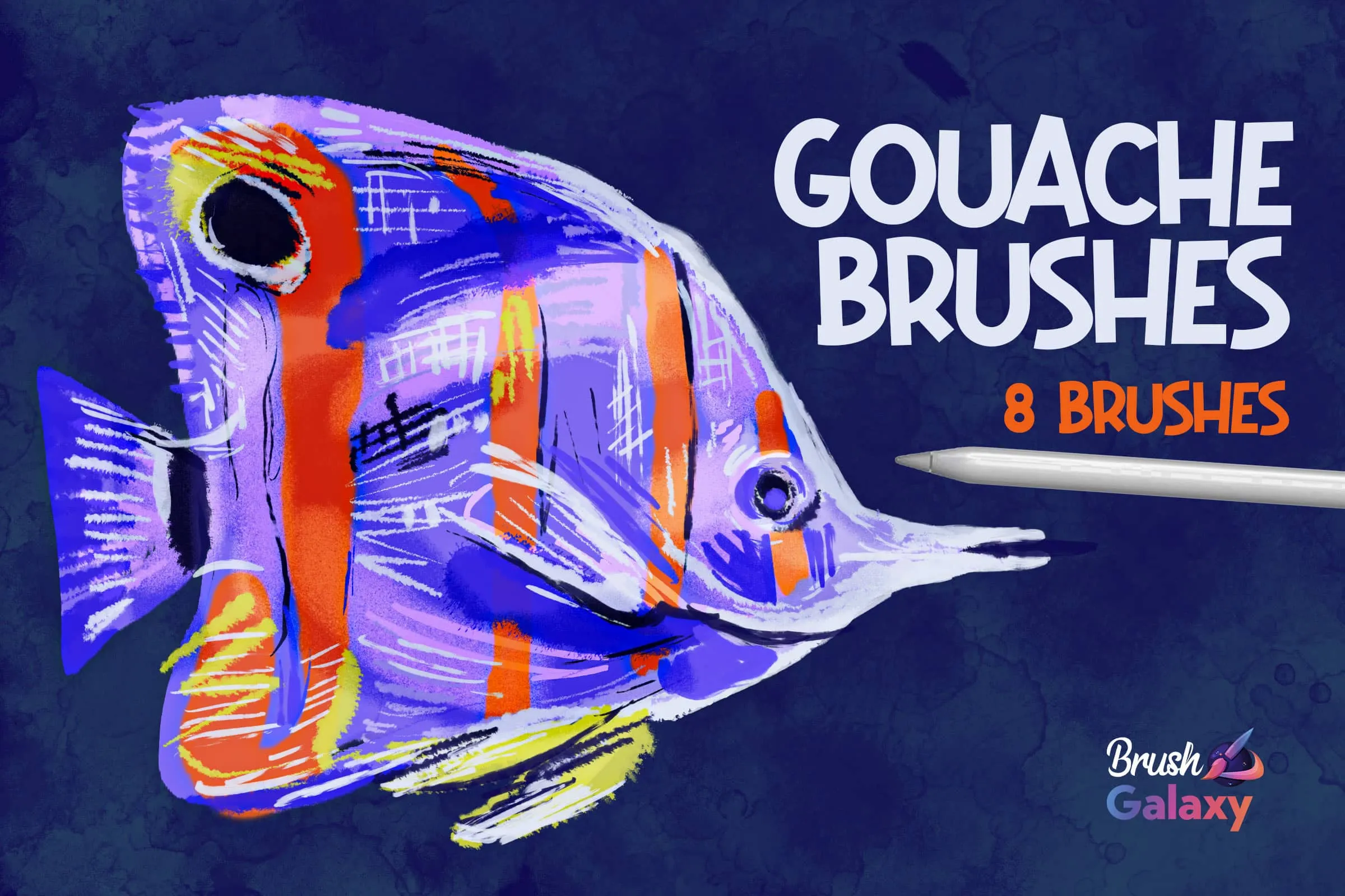 Gouache Brush Pack for Procreate