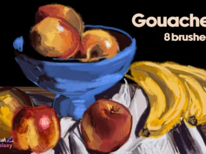 cover image gouache brush set vol 3