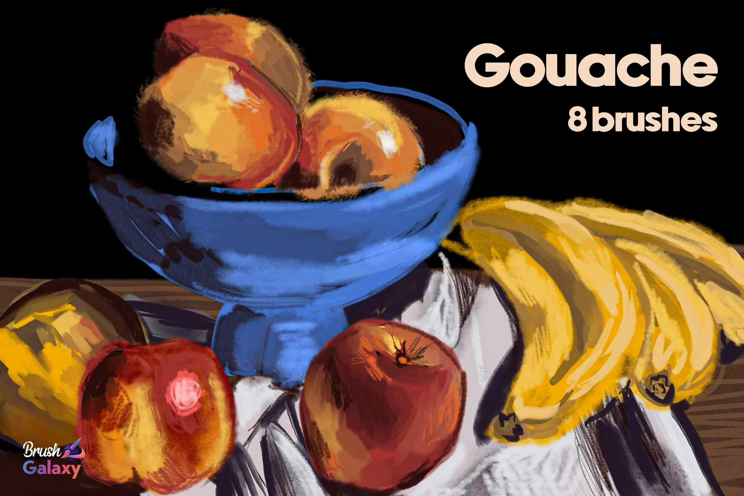 Gouache Brush Set Vol 3