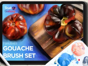 cover image gouache brush set vol 4