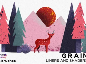 cover image grain liners and shaders brush set