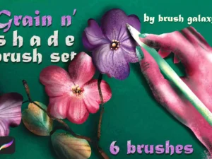 cover image grain shade texture brushes