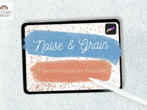 cover image grain and noise texture brushes