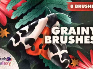 cover image grainy brush pack 1