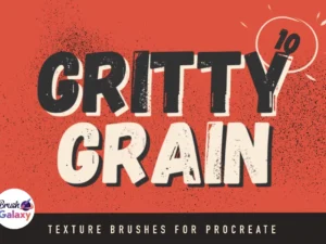 cover image gritty grain brush set
