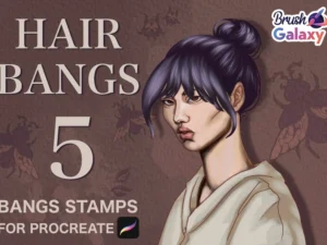 cover image hair bangs brush pack