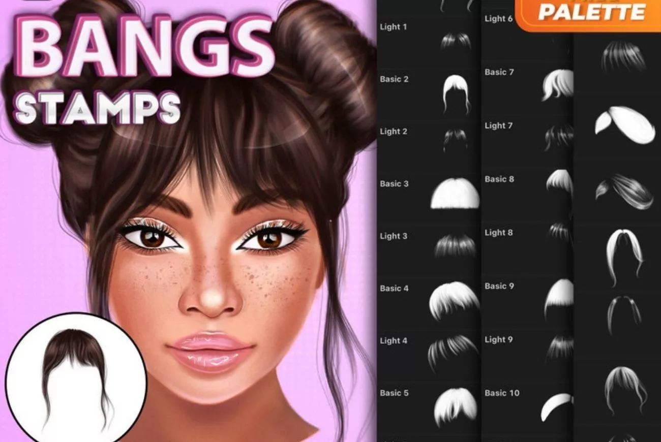 Hair Bangs Brushes