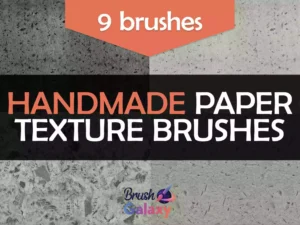 cover image handmade paper texture brush set