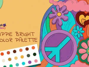 cover image hippie bright color palette