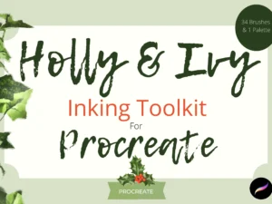 cover image holly ivy procreate ink toolkit procreate
