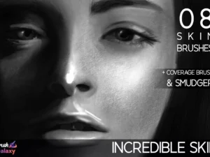 cover image incredible skin brush pack