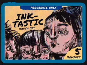 cover image inktastic brush pack