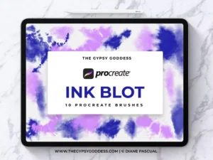 cover image ink blot brushes vol 1