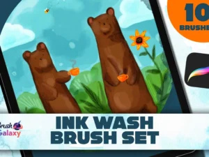 cover image ink wash brush set
