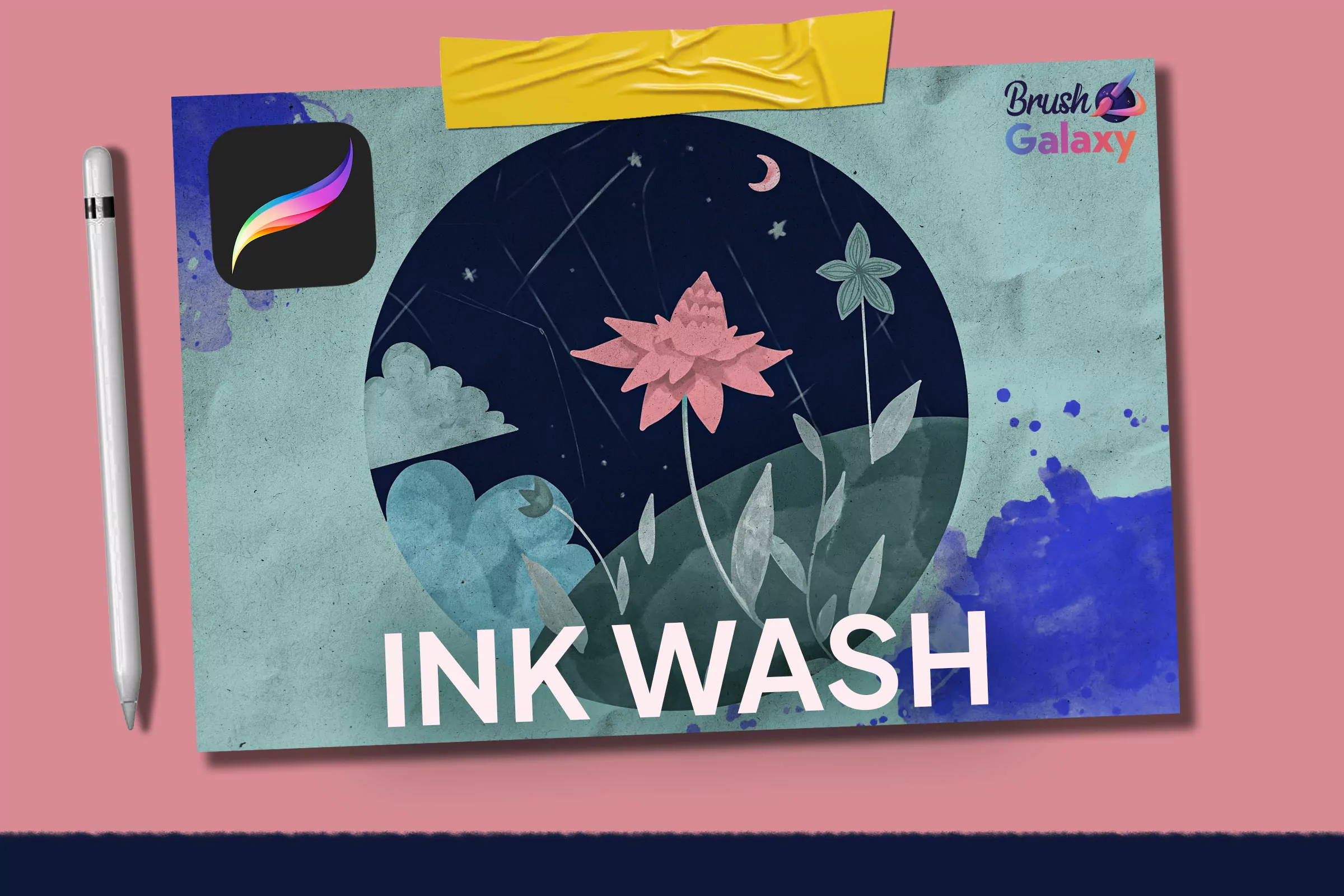 Ink Wash Brush Set Vol 2
