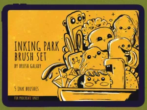 cover image inking park brush set
