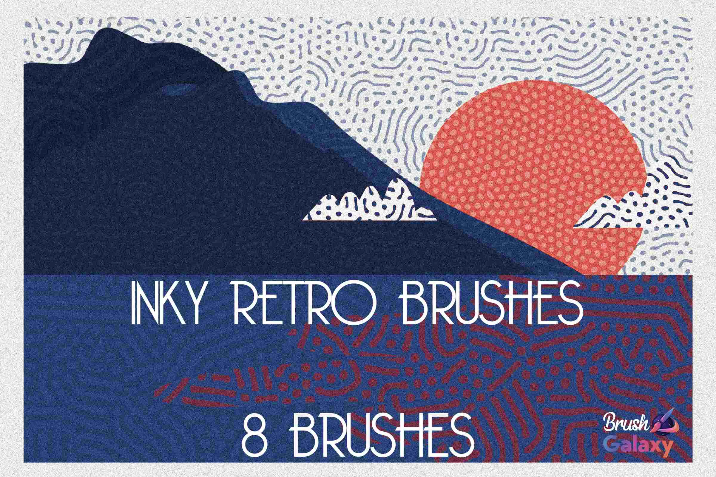 Inky Retro Brush Pack