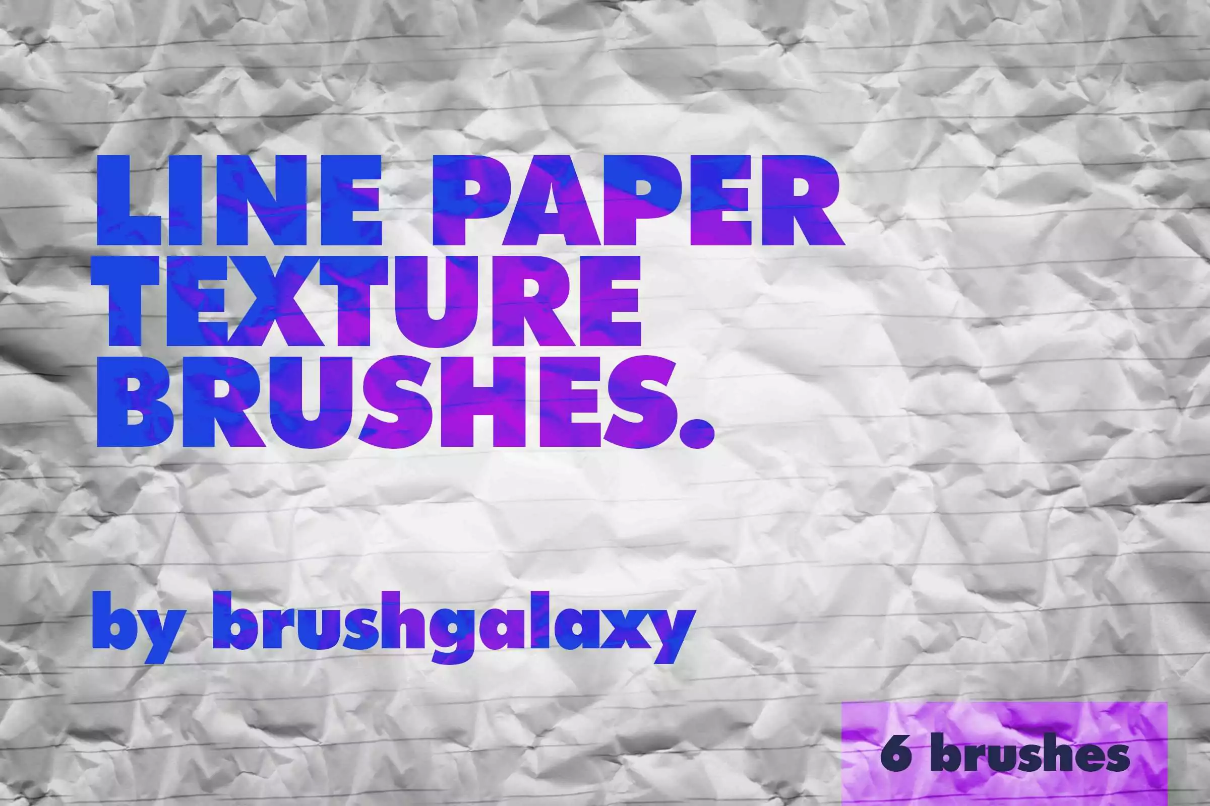 Line Paper Texture Brushes