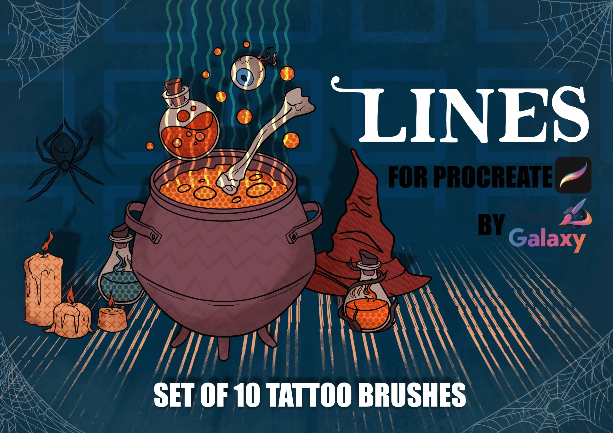 Lines – Tattoo Brush Pack Vol 1