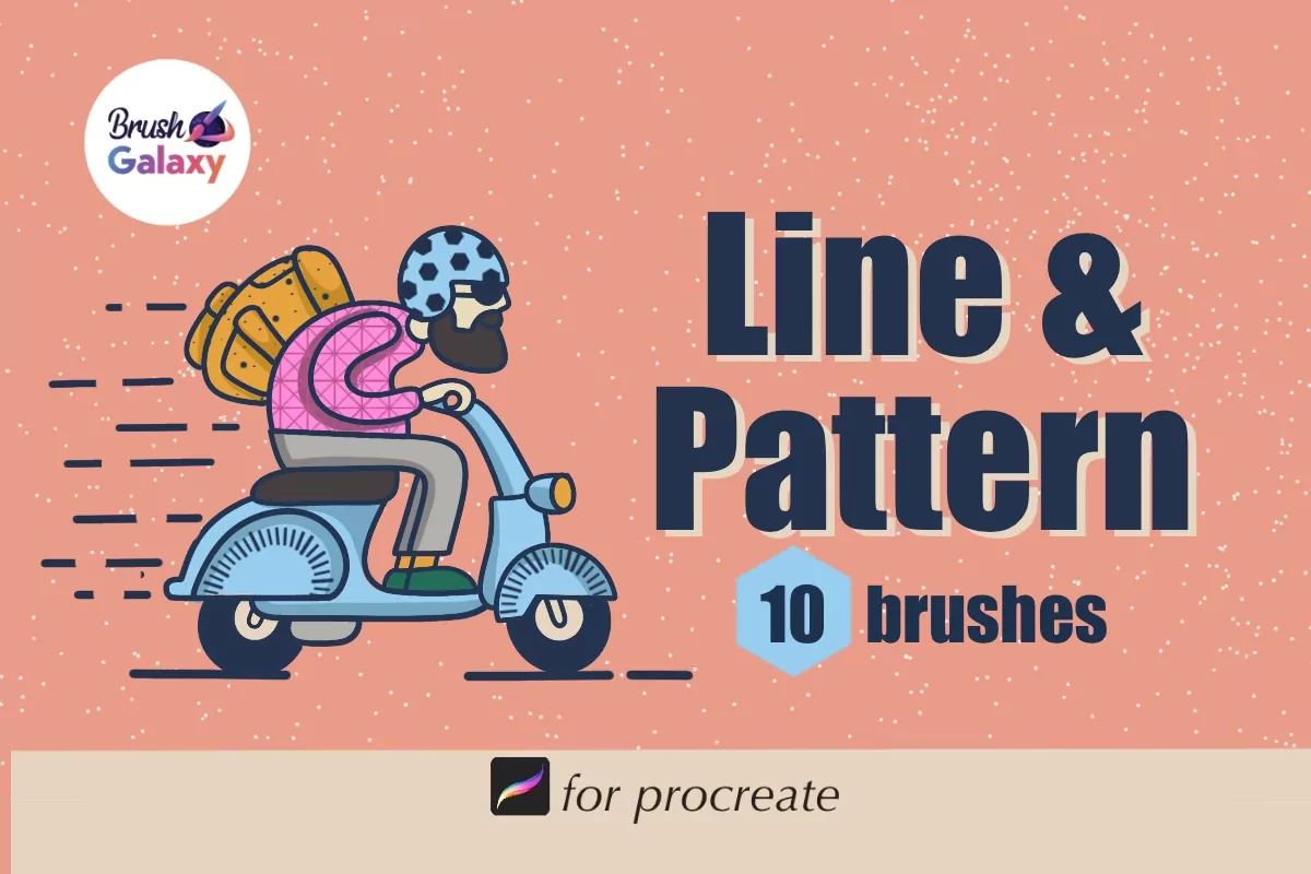 Line & Pattern Brush Set Vol 2