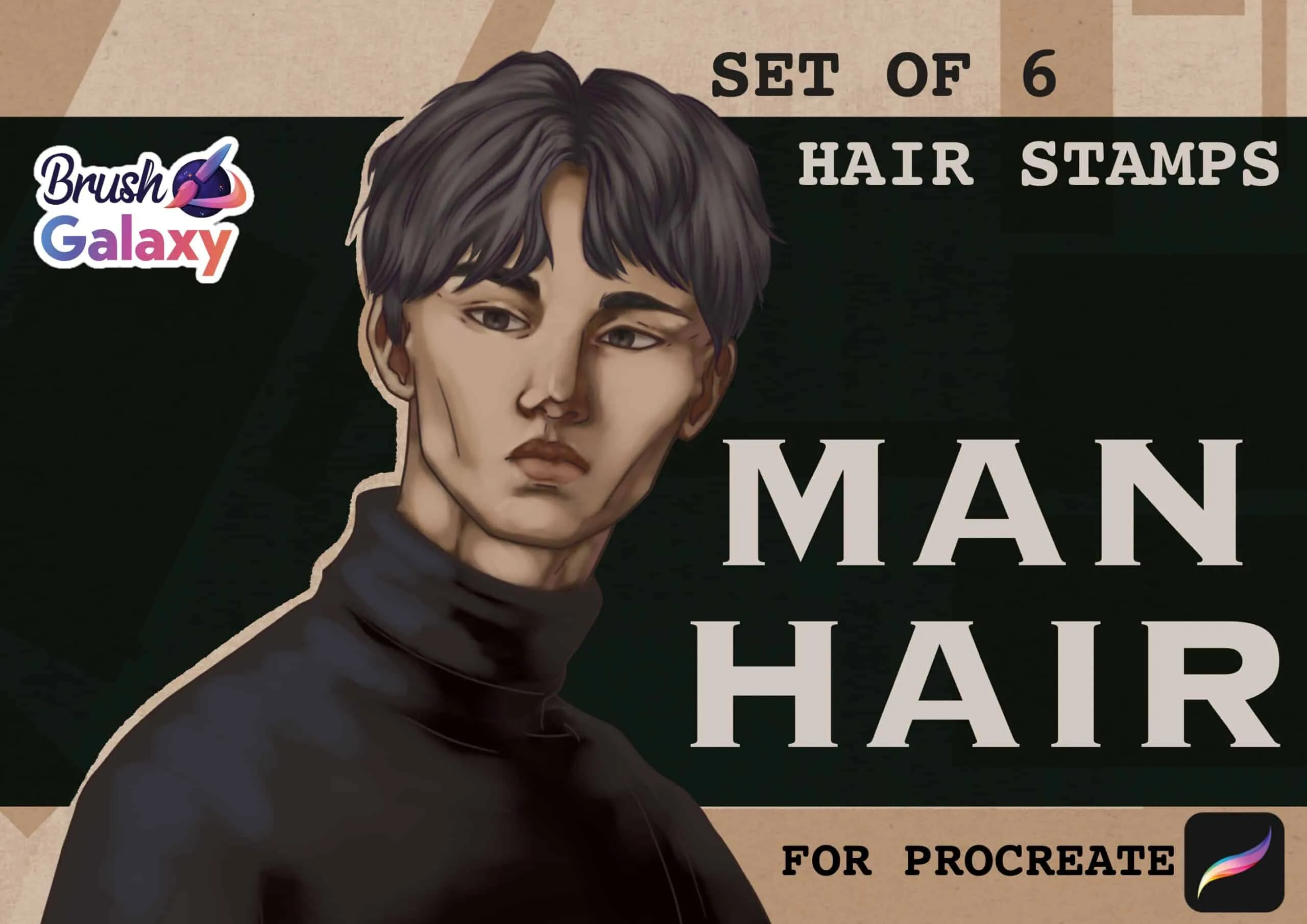 Man Hair Brush Pack