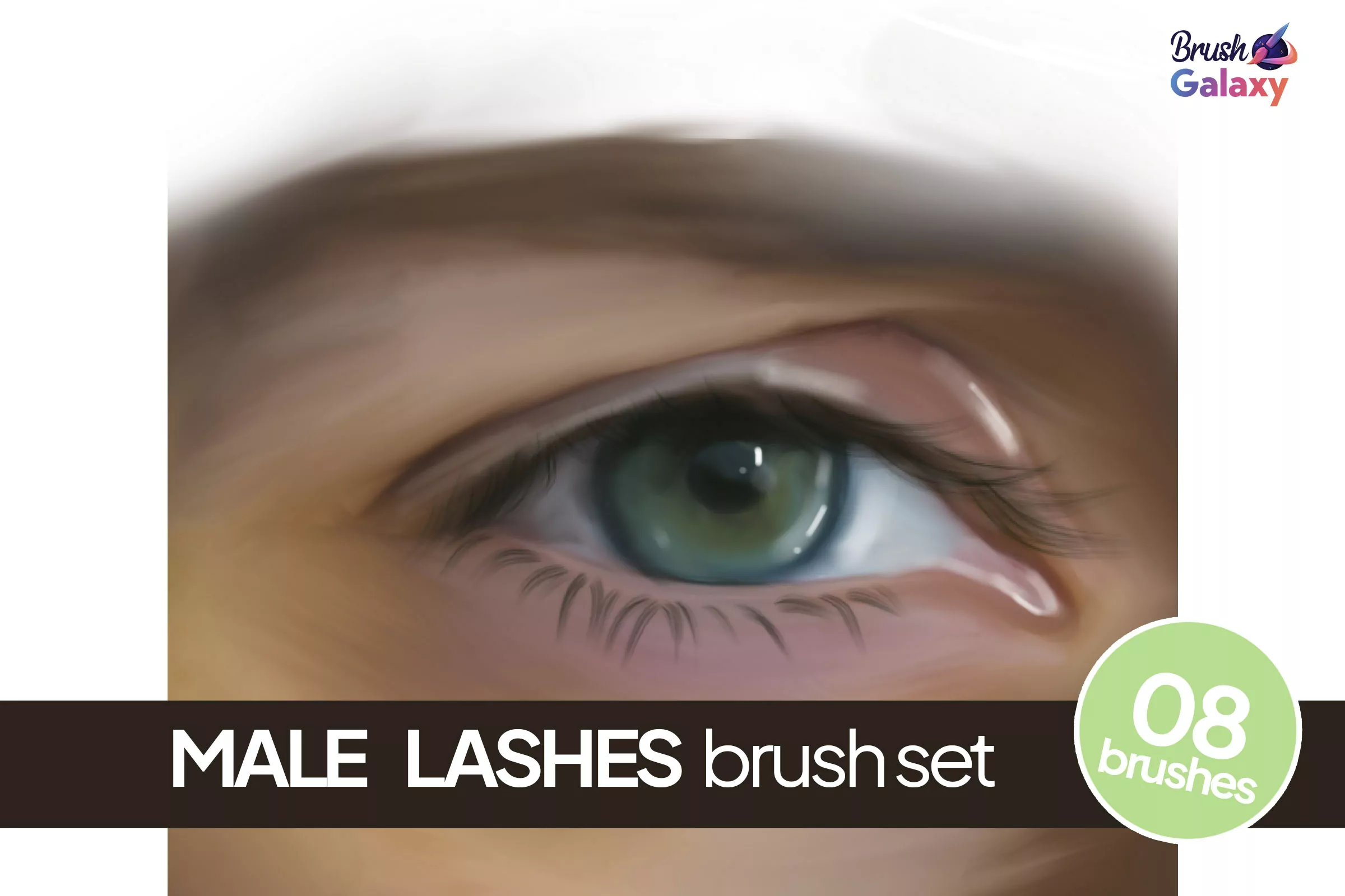 Male Lashes Brush Set