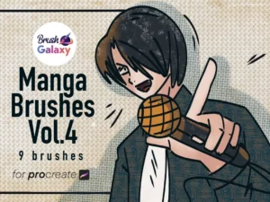 cover image manga brush set vol 4