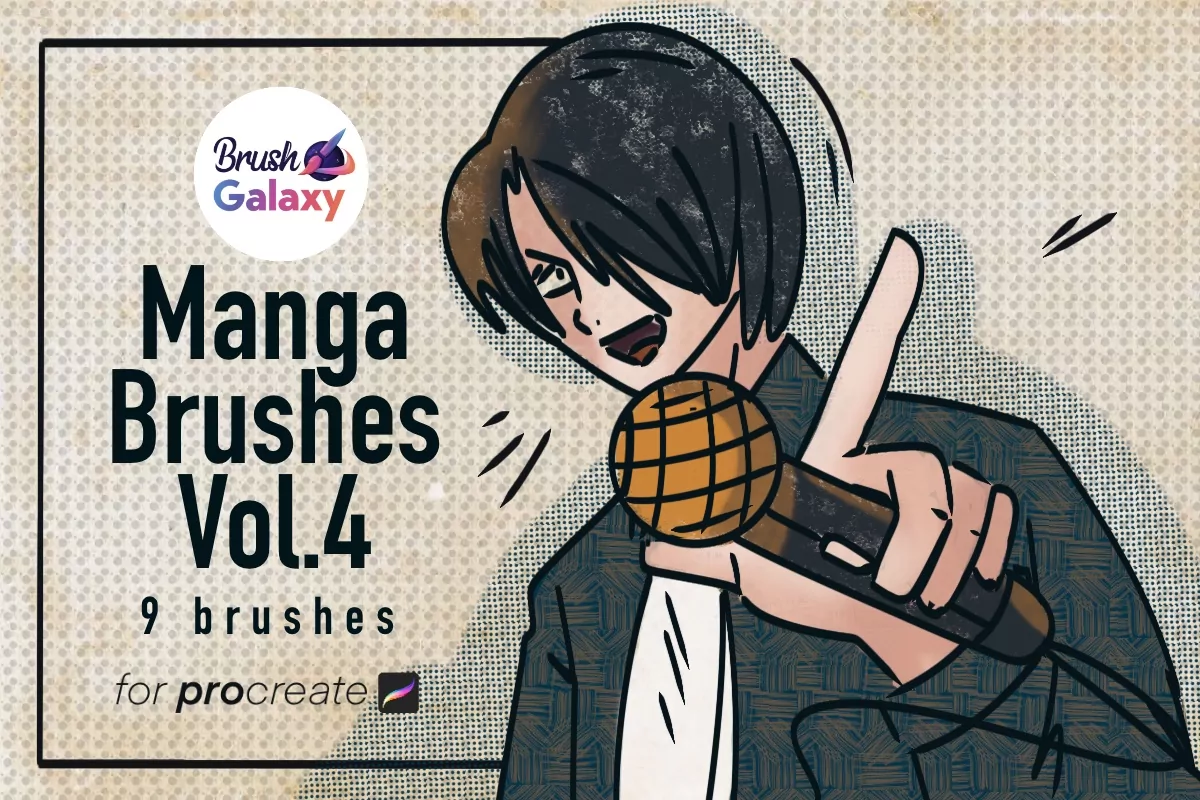 Manga Brush Set Vol 4