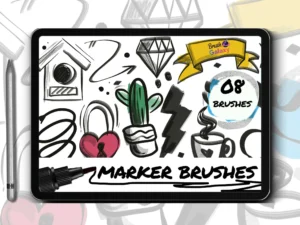 cover image marker brush set vol 2