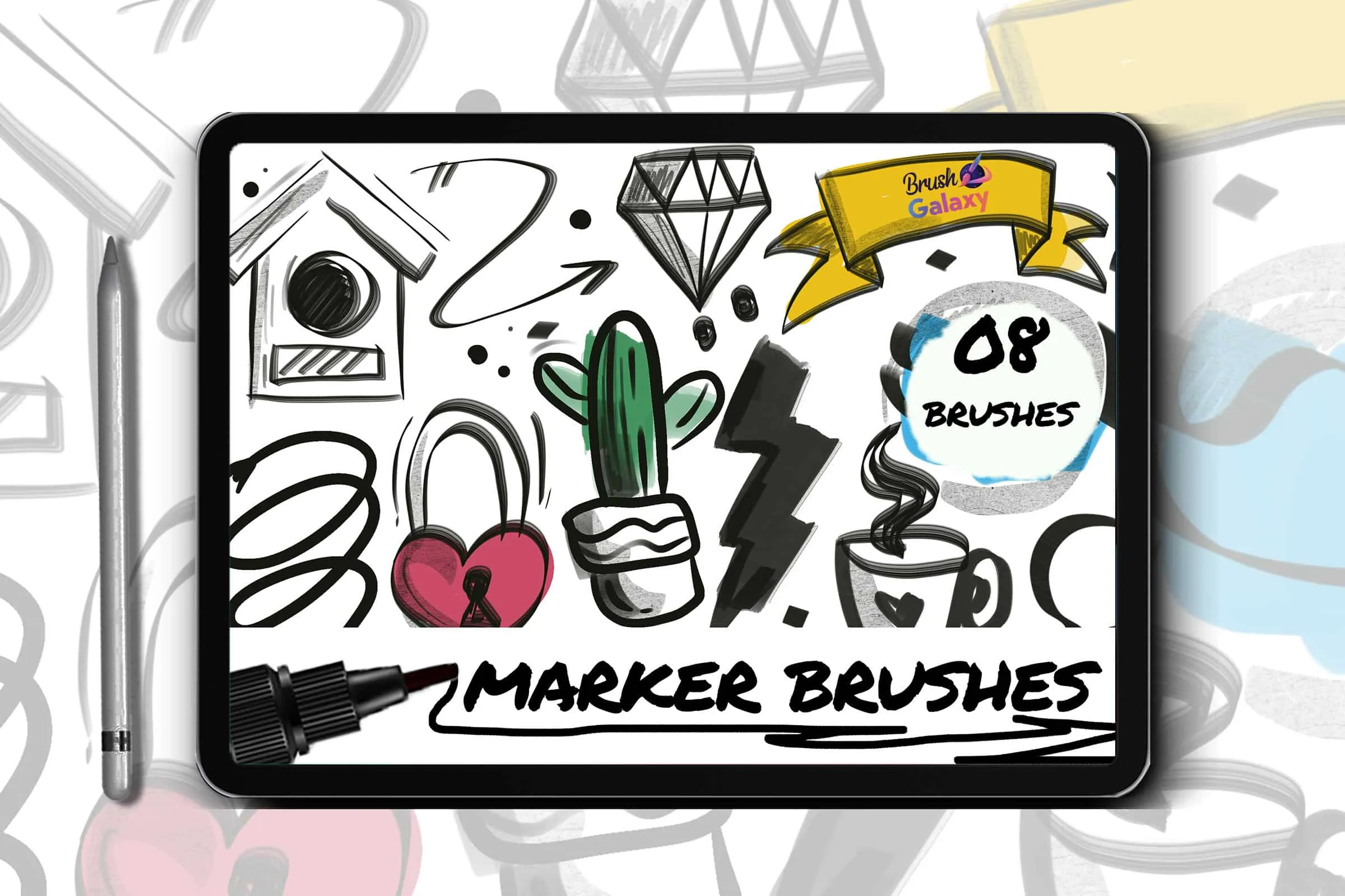 Marker Brush Set Vol 2 Alt