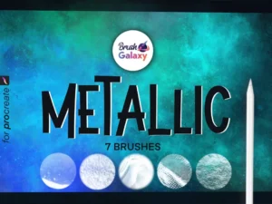 cover image metallic brush set vol 3