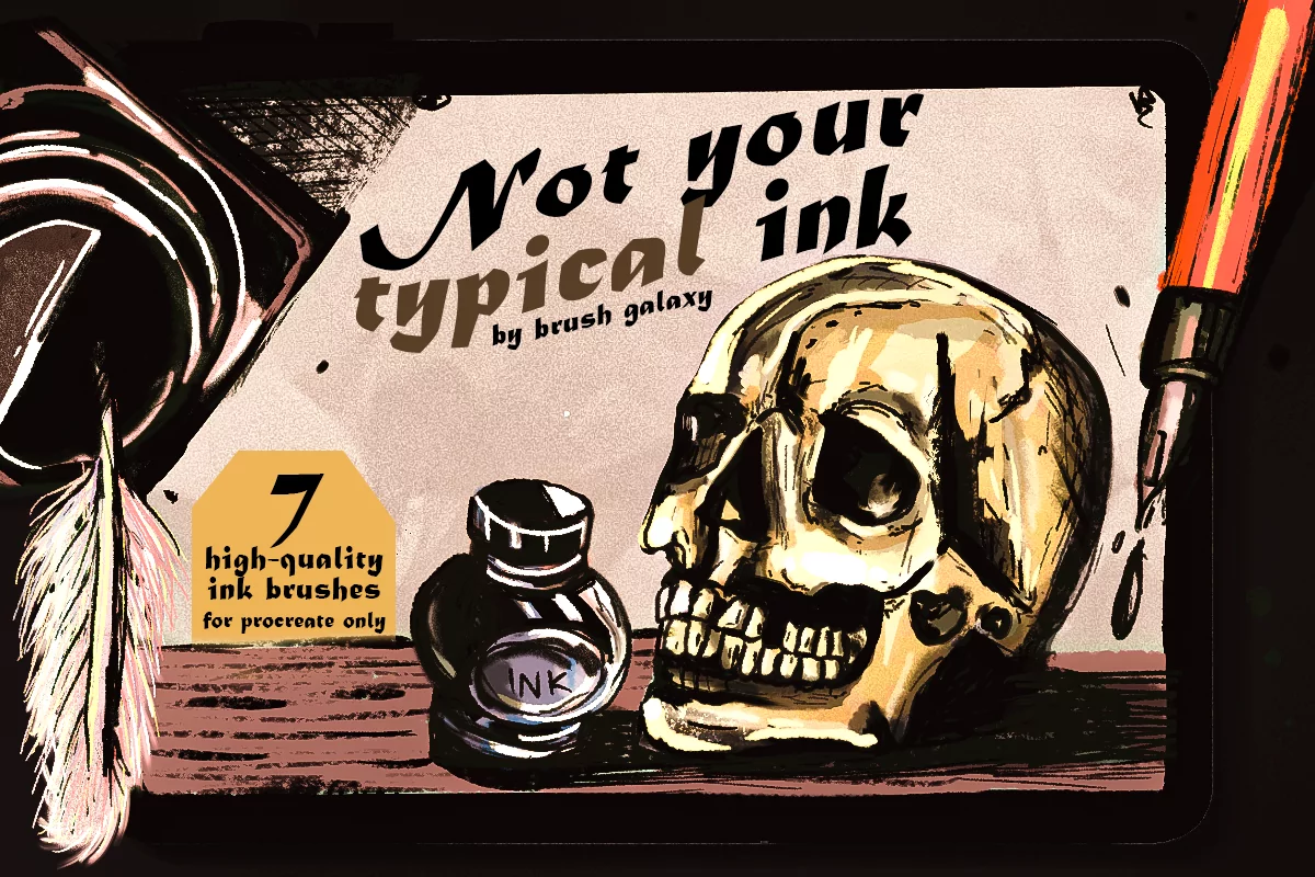Not Your Typical Ink Brush Pack