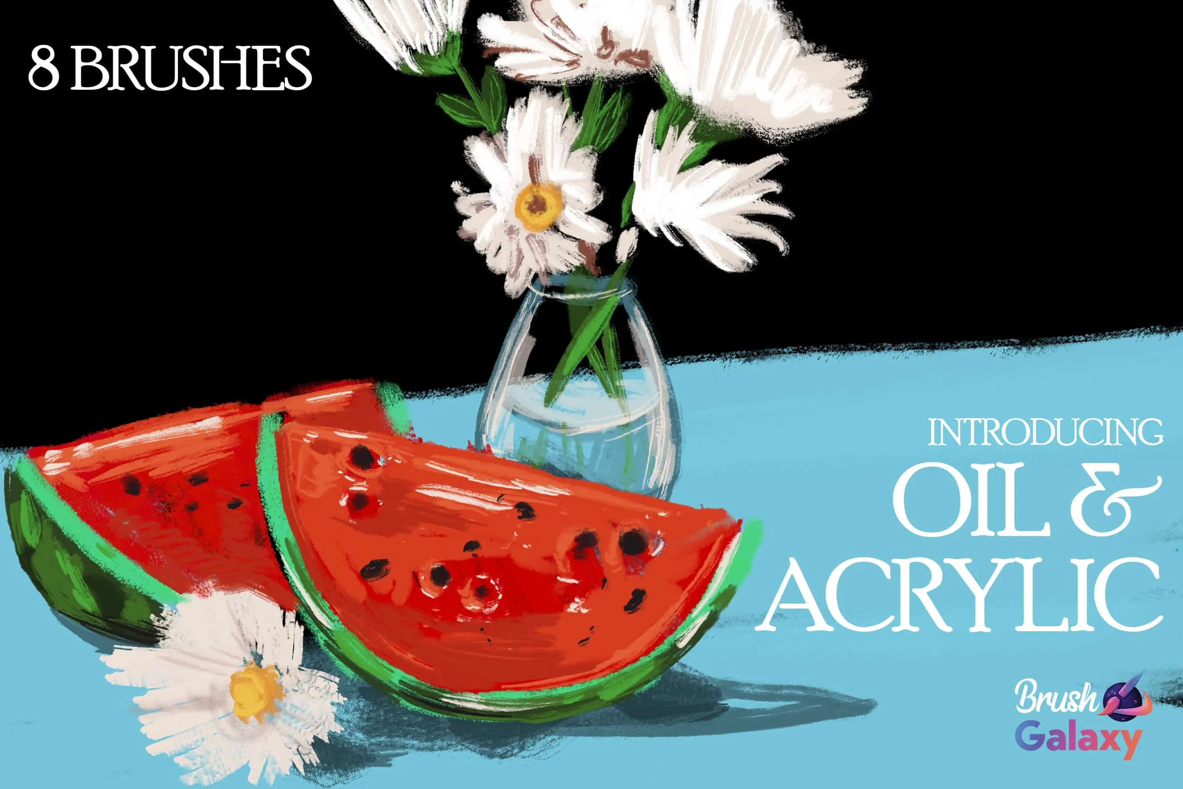 Oil & Acrylic Brush Set