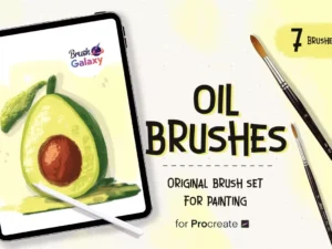 cover image oil brushes vol 1