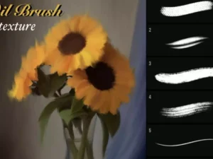 cover image oil brushes for procreate
