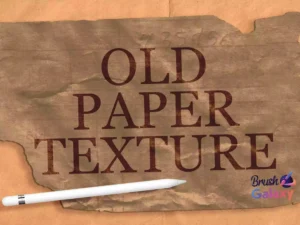 cover image old paper texture brush set