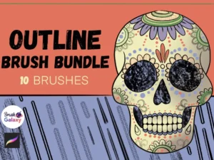 cover image outline brush bundle