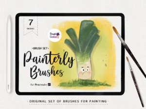 cover image painterly brush set vol 2