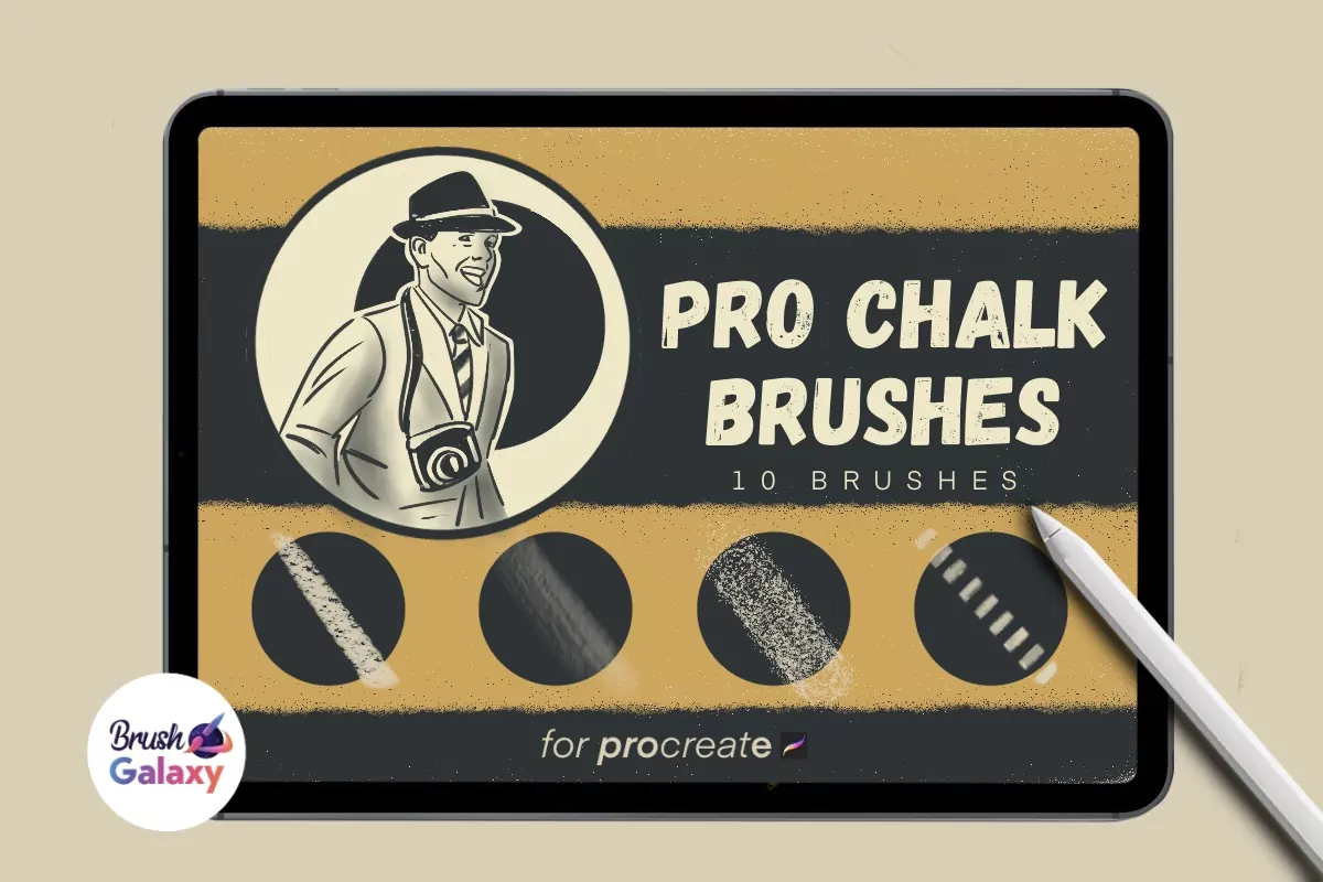 Pro Chalk Brushes