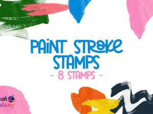 cover image paint stroke stamp set vol 2