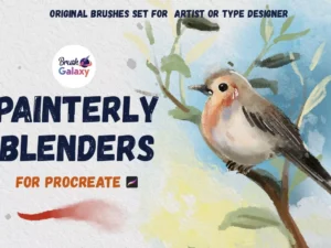 cover image painterly blenders brush set
