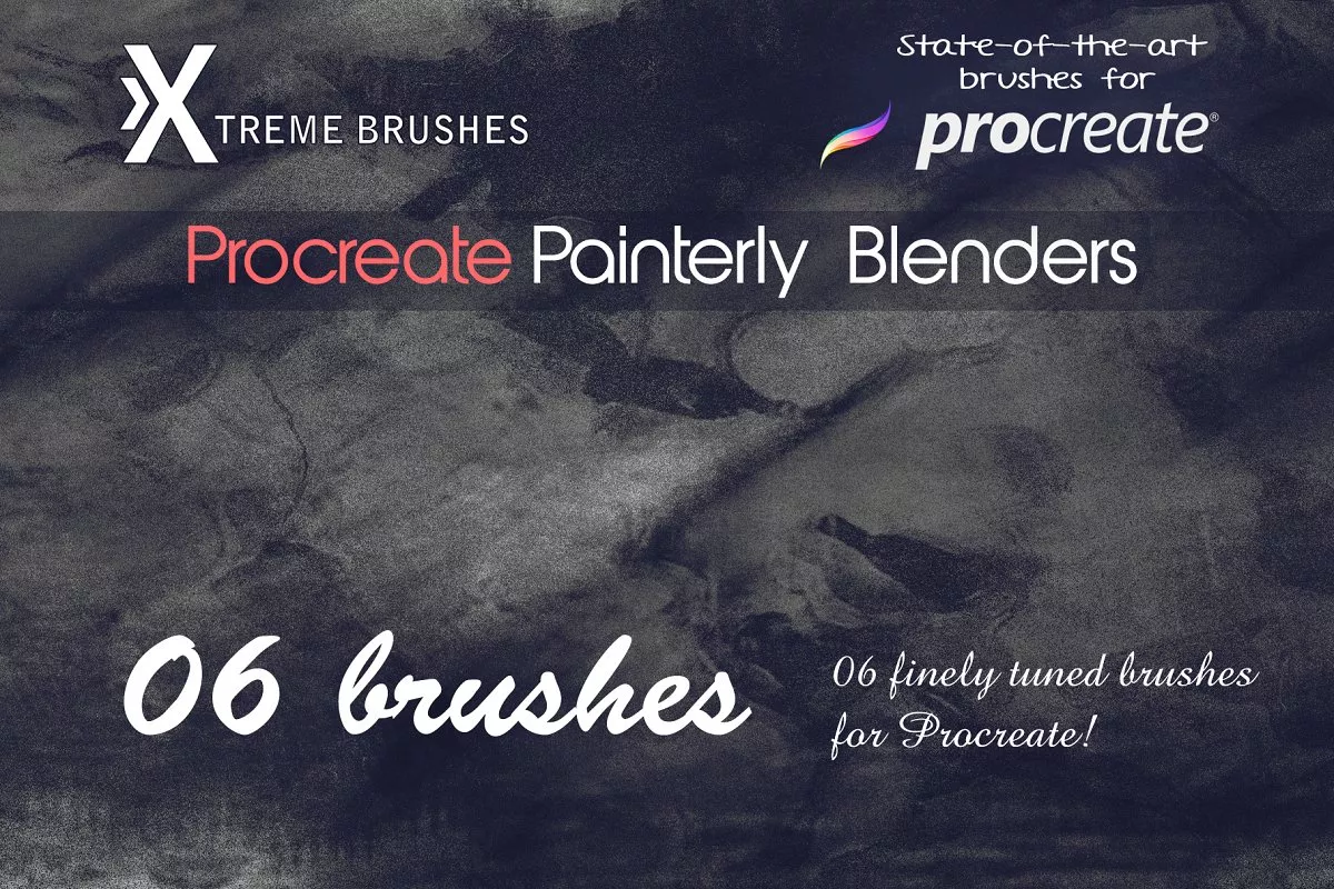 Painterly Blenders Procreate Brushes
