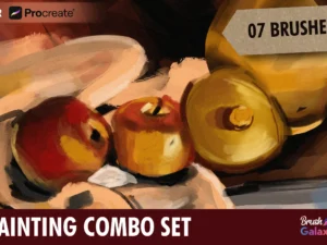 cover image painting combo brush set vol 7