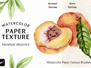 cover image paper texture watercolor brushes