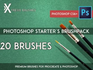 cover image photoshop starters brush pack