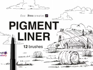 cover image pigment liner brush set